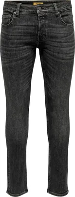 Produktbild von ONLY & SONS Slim Fit Jeans Basic Denim Hose ONSLOOM Stretch Tapered Trousers Größe: 32W / 34L