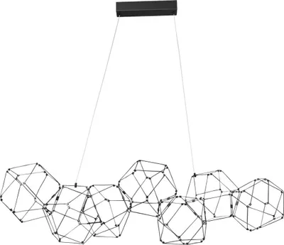 Produktbild von Nova Luce NEBULA LED Pendelleuchte Gold 34W Warmweiss 108x32x120cm 9186902