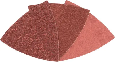 Produktbild von Schleifblatt für Handschleifer Bosch, 82x82x82 mm, Korn 60/120/240, 6-Loch, 6 Stück