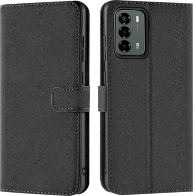Produktbild von Conie Klapp Tasche für ZTE Blade V40 Vita Kartenfach Rundumschutz Hülle in Schwarz
