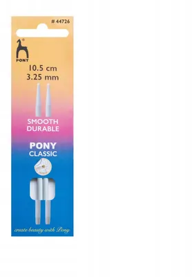Produktbild von Pony CLASSIC Stricknadeln 3,25mm kurz zum Anstecken