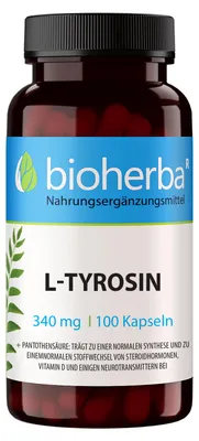Produktbild von Bioherba L-Tyrosin 340 mg 100 Kapseln