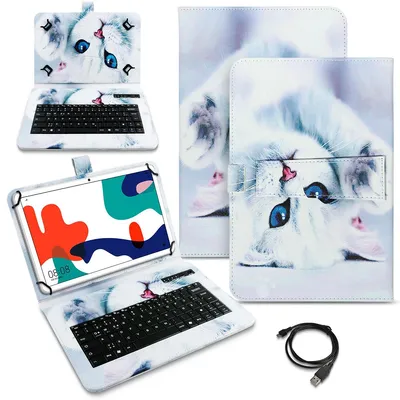 Produktbild von Schutzhülle Tastatur für Xiaomi Redmi Pad 2 2025 Tasche Keyboard Hülle BluetoothFarben:Motiv 4