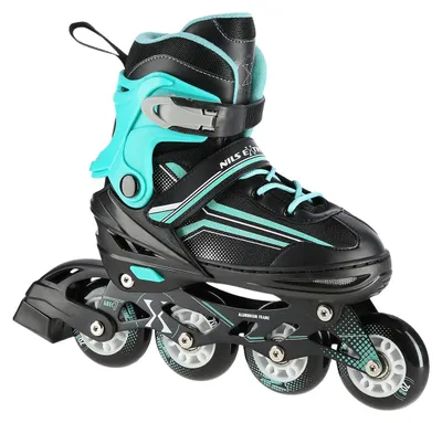 Produktbild von 2-in-1 Inline- & Schlittschuhe, Schwarz/Blau, Größe M (34-38)