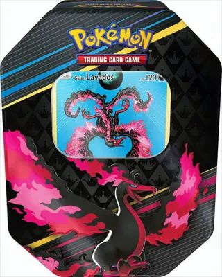 Produktbild von Pokémon-TCG: Zenit der Könige Tin-Box #3 – Galar-Lavados, Sammelkarten