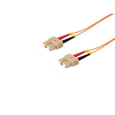 Productafbeelding van Dubbelgeëindig patchkabel SC/SC, 50/125µm, OM2, 5 meter