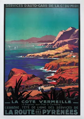 Obrázok produktu pre Cesta cez Pyreneje – plagát 50 x 70 cm