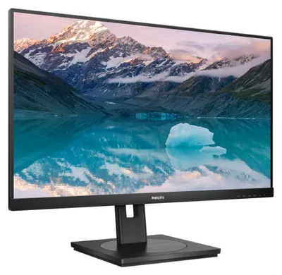 Produktbild von Philips 242S9JML - S Line - LED-Monitor - 61 cm (24") (23.8" sichtbar) - 1920 x 1080 Full HD (1080p) @ 75 Hz - VA - 300 cd/m² - 3000:1 - 4 ms - HDMI, VGA, DisplayPort - Lautsprecher - Schwarz
