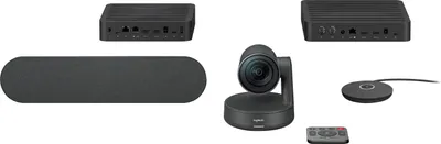 Produktbild von Logitech Rally, Gruppen-Videokonferenzsystem, 4K Ultra HD, 60 fps, 15x, Schwarz