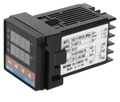 Produktbild von BERM PID-Thermostat, digital, einstellbar, mit Display, Temperaturregler, Schalter, 220V
