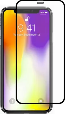 Zdjęcie produktu dla Apple iPhone XS Max Folia ze szkła pancernego 3D Wyświetlacz Folia ochronna 9H Etui czarne