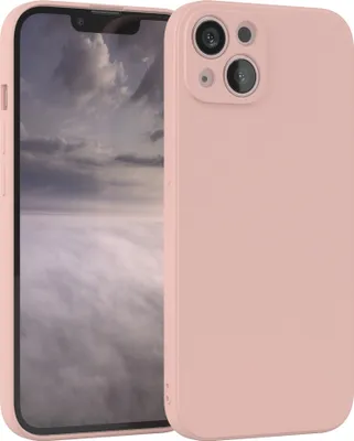 A pink phone case is shown next to a smartphone.