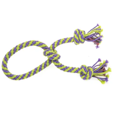 Produktbild von Comfy KANAT Hundespielzeug Ring 33cm | Robustes Apportier-Spielzeug für alle Hunderassen | Schnurspielzeug zum Ziehen & Werfen