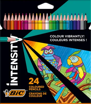 Image de BIC 9641481 24 BIC INTENSITY Buntstifte farbsortiert