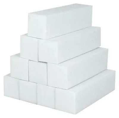 Produktbild von Multico Polierblock Nagelfeile Weiß 100/100 10 Stück