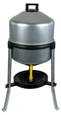 Produktbild von horizont Geflügeltränke 21l automatisch, aus verzinktem Stahl, ideale Hühnertränke, Wasserspender für Hühner, Wachteln, Enten, Geflügel