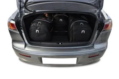 Produktbild von Mitsubishi Lancer Limousine 2007-2016 Kofferraumtaschen Set 4 Stk