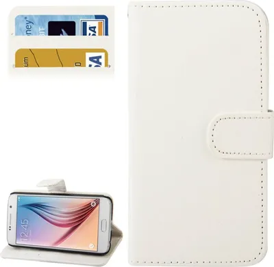 Produktbild von Schutzhülle Case Handytasche (Flip Quer) für Case Handy Samsung Galaxy S6 Weiß