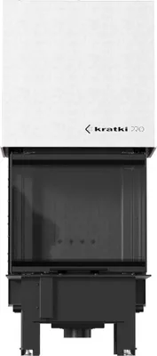 Zdjęcie produktu dla Kominek KRATKI REGNOR 600/400 7 kW fi 200 3 szyby czarny z domykaniem