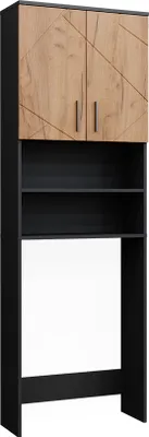 Produktbild von Vicco Skříňka na pračku Irma, 64 x 190.5 cm, Antracit/Dub