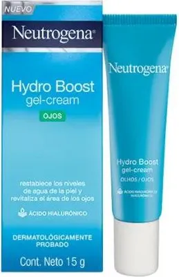 Obrázok produktu pre Neutrogena Hydro Boost, Očný krém, Ženy, Univerzálna pleť, Proti únave, Hydratačné, Revitalizačný, Vyhladenie, Posilnenie, Kyselina hyalurónová, Rúra