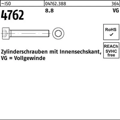 Produktbild von Reyher  Zylinderschrauben ISO 4762 8.8 M 6x60 (200 Stück)