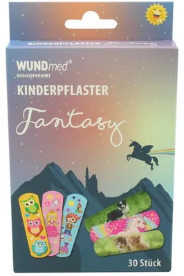 Produktbild von WUNDMED Wundverband Kinder Fantasy 30Stk 19x63mm