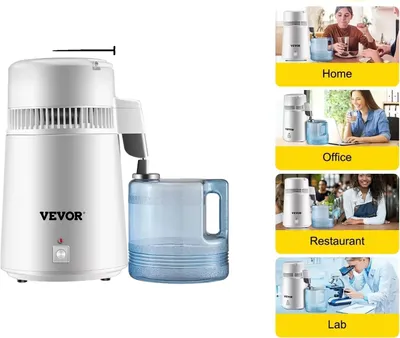 Obrázek produktu pro Destilátor vody, příkon 750 W, objem 1,1 galonu, bílý, bílý