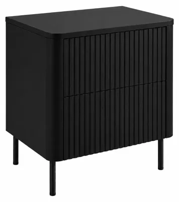 Obrázek produktu pro Skříňka do koupelny, černá, s černou deskou, s černými nohami, rozměry 60,8 x 44,2 x 65 cm, productTiles.product.images.aiGenerated