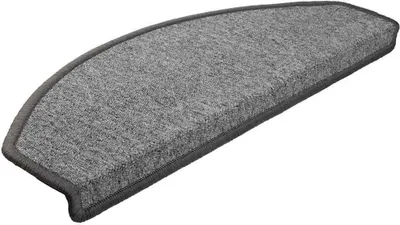 Obrázok produktu pre vidaXL Podložky na kroky 30 ks 65x24x4 cm Tmavo šedé polkruhové veľké