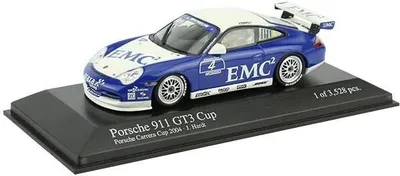 Produktbild von Porsche 911 GT3 Cup EMC Araxa Racing #4 Porsche Carrera Cup 2004 - 1:43 - Minichamps