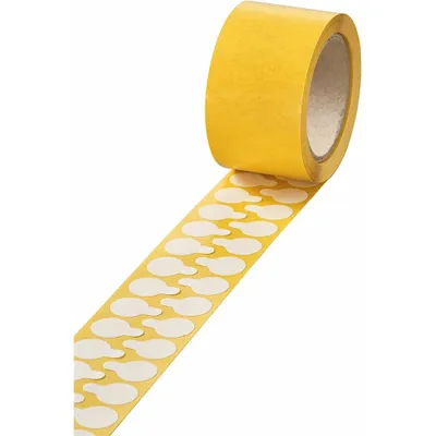 Obrázok produktu pre VELOFLEX 2010500 1.000 VELOFLEX Folien-Verschlussetiketten transparent 15,0 x 15,0 mm