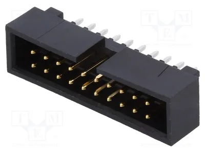 Obrázok produktu pre 1x zásuvka, pin: 20, pozlátená, 2,54 mm, samica, priechodná, rovná, 70246-2004, Signteck
