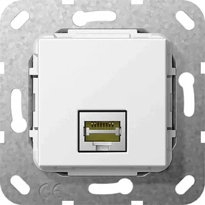 Obrázok produktu pre GIRA 4847646. Buchsen-Typ: RJ-45. Produktfarbe: Weiß (4847646)