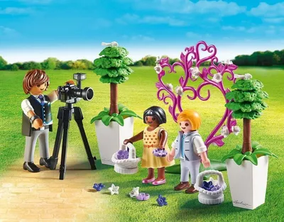 Produktbild von PLAYMOBIL 9230 - Fotograf mit Blumenkindern