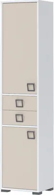 Produktbild von schmaler Schrank, Farbe: Weiß 198x44x37 cm