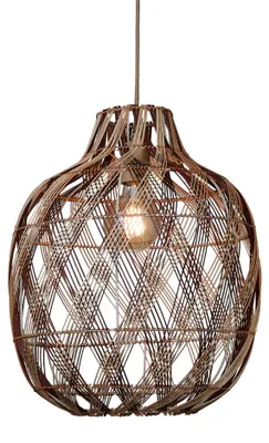 Produktbild von GOOD&MOJO Hängelampe Mendoza Bambus/Schirm ø40xh.50cm L Braun