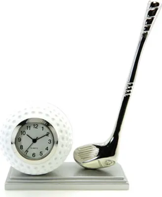 Produktbild von Tischuhr Golf Club Quarzuhr aus Metall