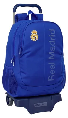 Produktbild von Safta Real Madrid 22.5l 32x44x16 Cm Rucksack Mit Rollen Blau  Kinder Blau One Size