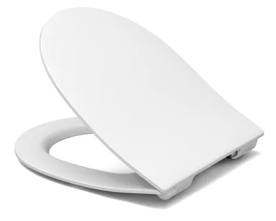 Produktbild von WC-Sitz – für Geberit iCon Thin Slim - Absenkautomatik, Antibakteriell, QUICK-RELEASE Toilettendeckel Softclose