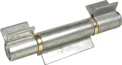 Produktbild von Anschweißband offen 3-teilig V-Lappen, Bandh. 180 mm, Stift 20 mm, Stahl blank