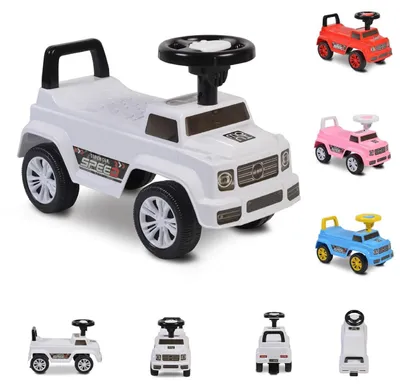 Produktbild von Moni Rutschauto Kinderauto Speed JY-Z12 Musikfunktion, ab 18 Monaten, max. 25 kg in weiß
