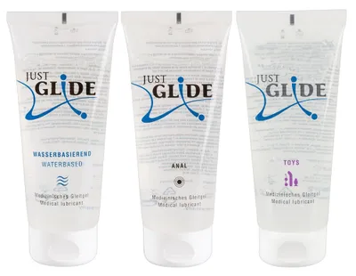 Zdjęcie produktu dla Zestaw Lubrykant√≥W 3X200Ml Just Glide