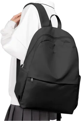 Imagen del producto de Mochila escolar ligera, de 21 litros, con compartimento para portátil, resistente al agua, para adolescentes