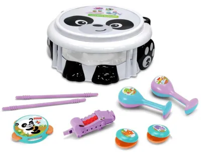 Obrázek produktu pro Kreativní sada hudebních hraček pro děti - panda buben a další nástroje