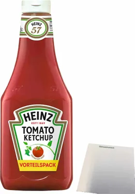 Produktbild von Heinz Tomato Ketchup (1,17l Flasche) + usy Block