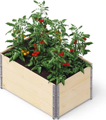 Produktbild von Upyard Palettenrahmen Hochbeet 3er-Set 120 x 80 cm