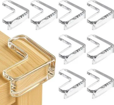 Produktbild von Schutz-Eck- und Kantenschutzset transparent, selbstklebend - 8 Stück
