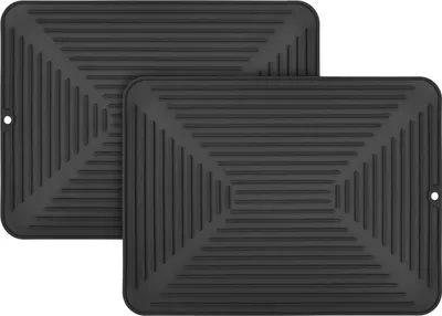 Immagine prodotto di Tappetino in silicone per asciugare le stoviglie, nero, 40 x 30 cm