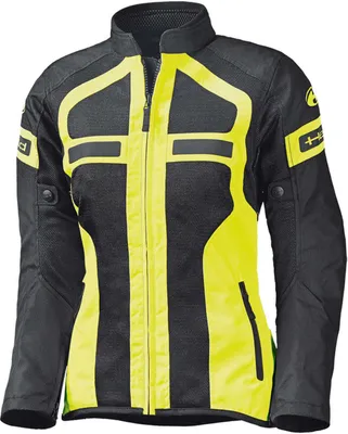 Immagine prodotto di Giacca da moto in tessuto da donna Held Tropic 3.0, rete traspirante, nera/gialla, taglia XS